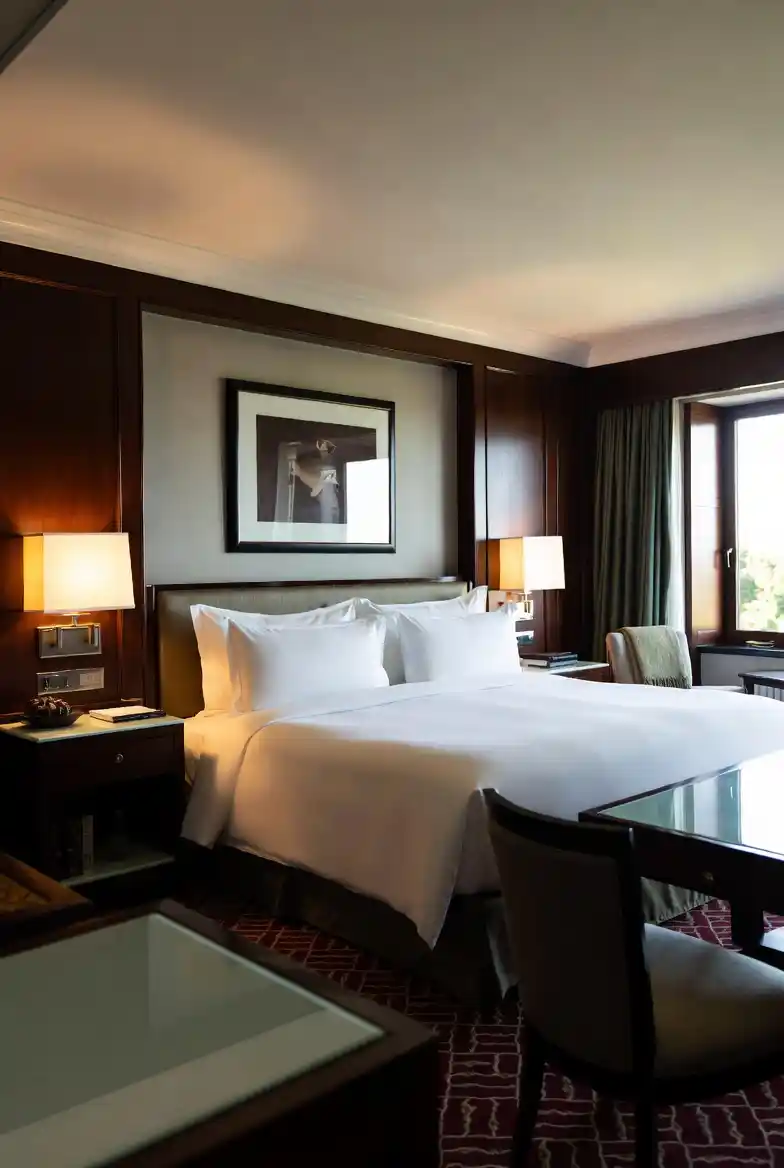 Chambre luxueuse d'un hôtel en France
